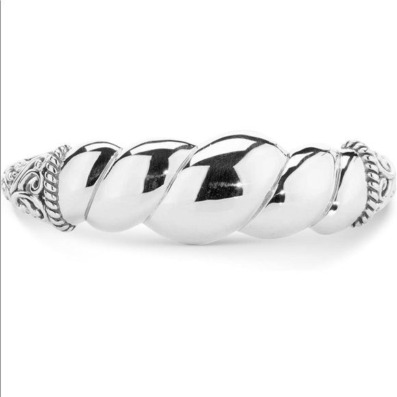 Carolyn Pollack Jewelry - Carolyn Pollack Sterling Silver Twist Rope Cuff L